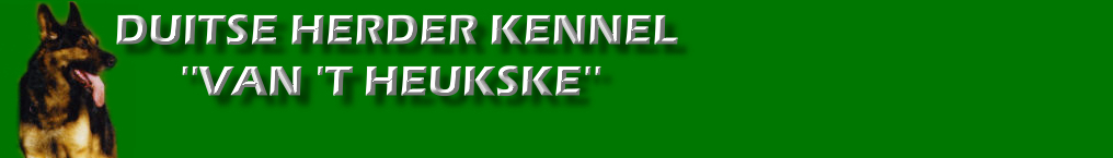 Logo Duitse herder kennel van 't Heukske